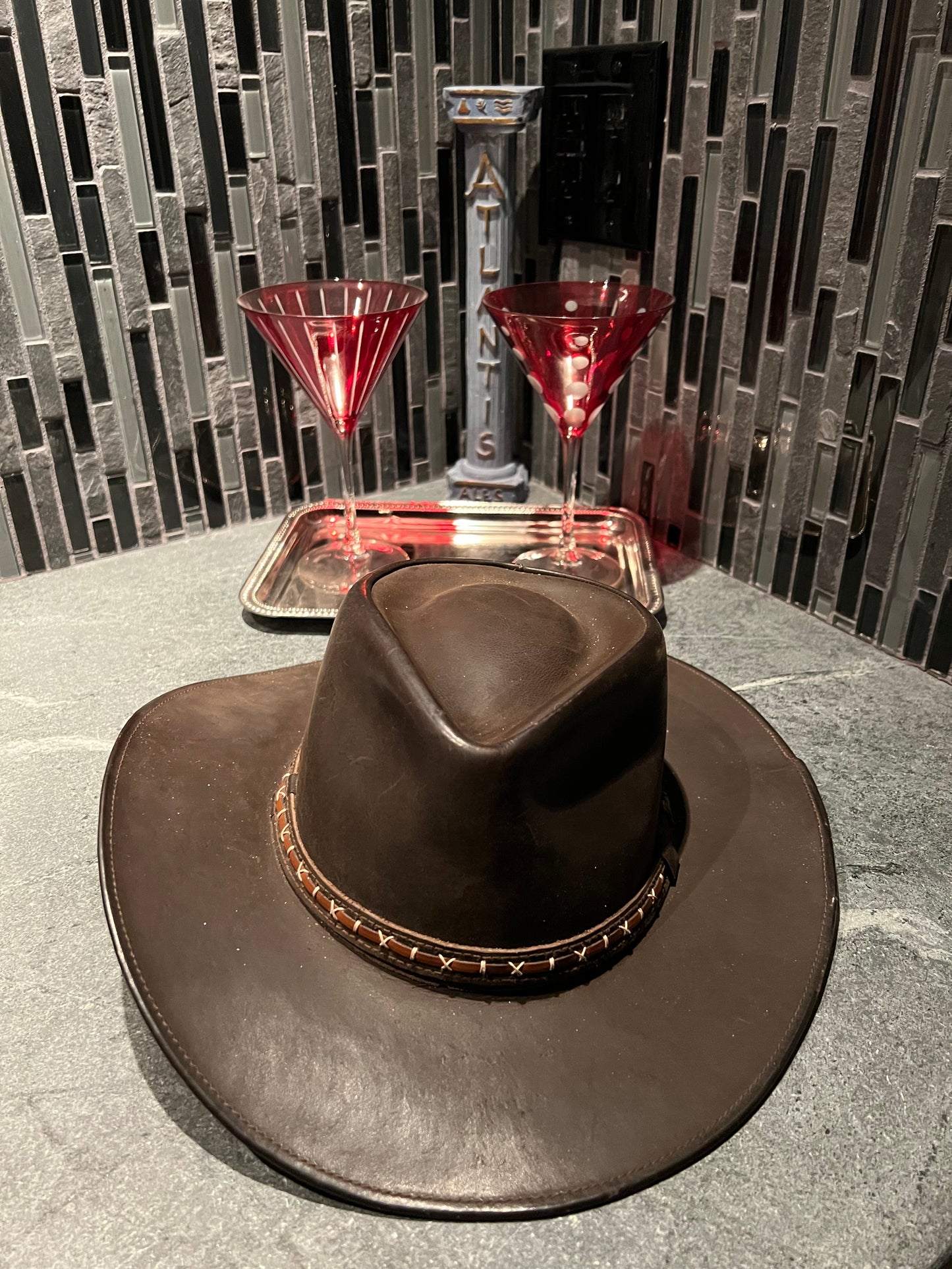 Indiana Jones Genuine Leather Cowboy Hat